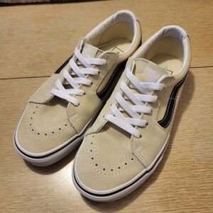 Vans Sk8-Low Leather Sneakers Women's 8
